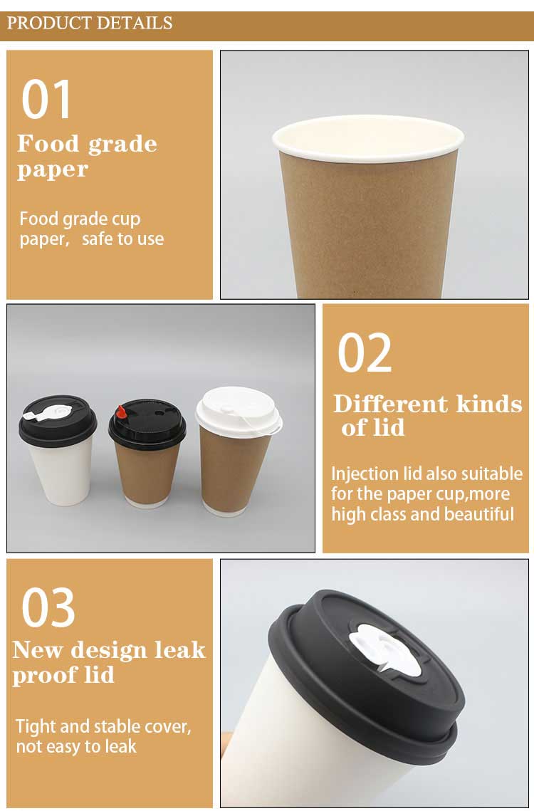 Paper cups for coffee