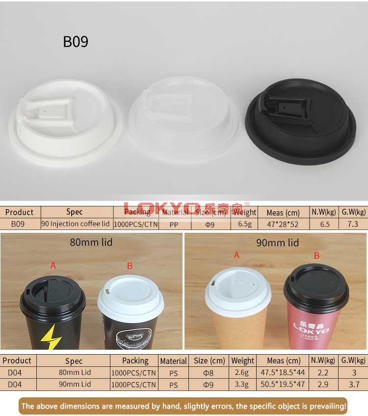 Travel plastic dome lids