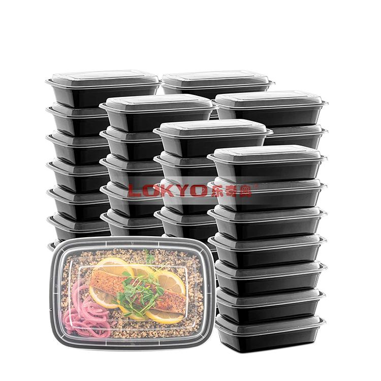 Thick food storage containers with lids
