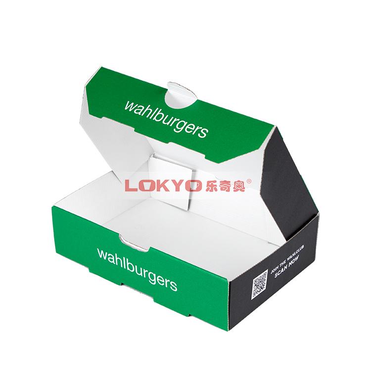Fast food take out paper boxes
