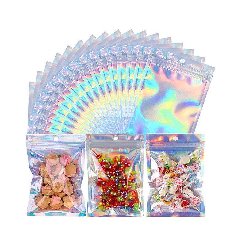Holographic bag with window