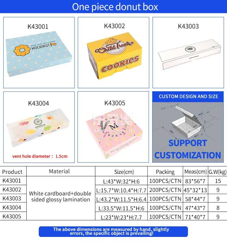 Corrugated donut packaging boxes