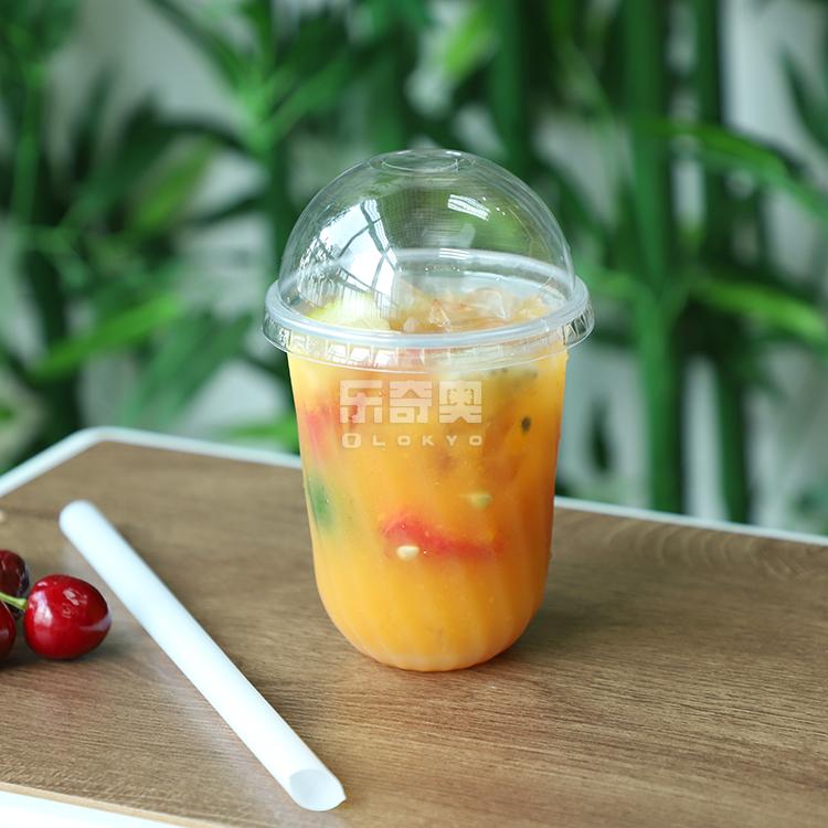 Disposable smoothie plastic cups