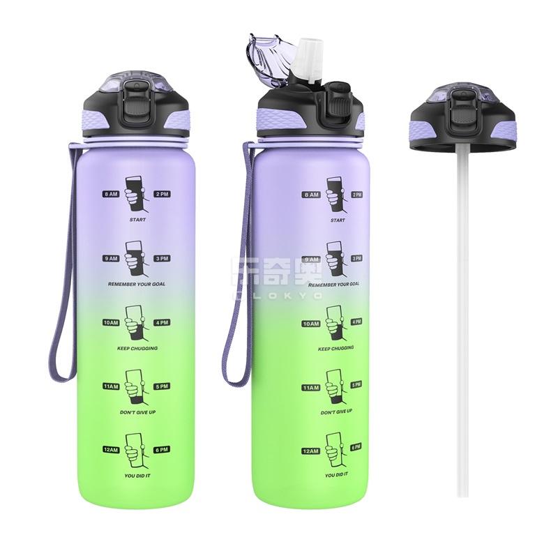 Custom logo reusable drinking tritan water bottle