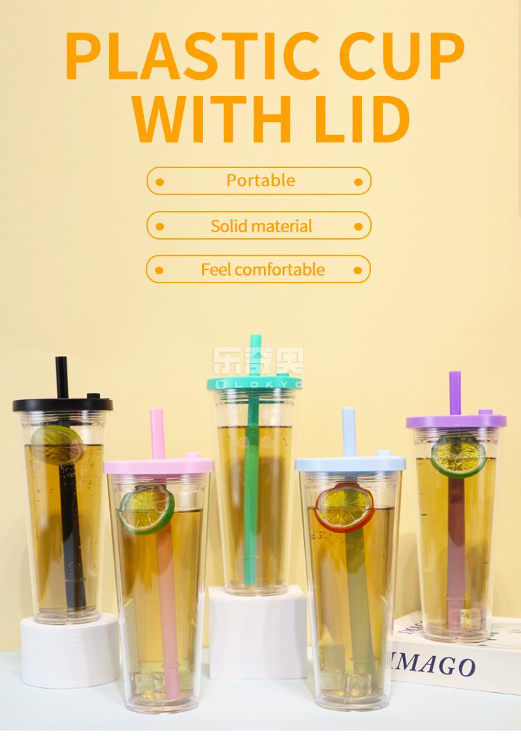 Wholesale reusable boba tea cups