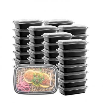 Plastic meal prep food box