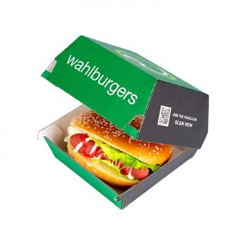 Takeout hamburger paper box