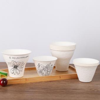 biodegradable pulp paper ice cream cups