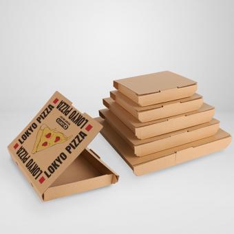 Take away packaging pizza box
