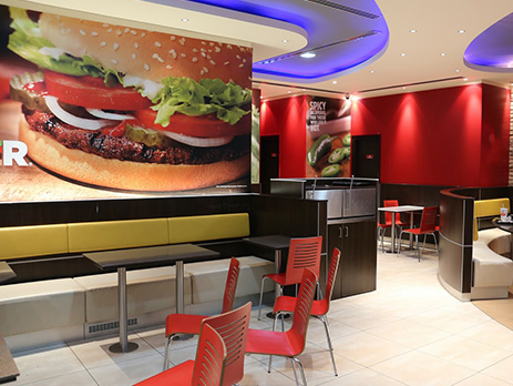 Westliches Fastfood